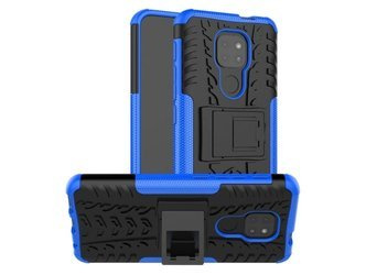 Etui Panzer do Motorola Moto E7 - niebieski