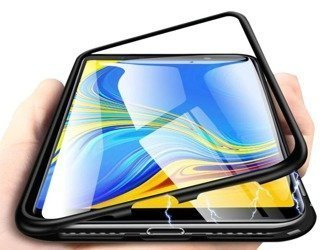 Motorola Moto E6 Plus | Magnetic Glass & Aluminium Czarny