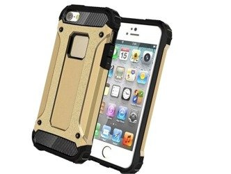 Futerał ARMOR iPhone 5 / 5S / SE złoty