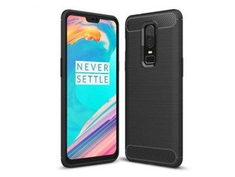 OnePlus 7 - Etui Nakładka Carbon - czarny