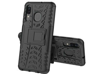 Samsung A40 - Etui Nakładka Panzer Czarny