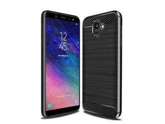 Etui Carbon do Samsung Galaxy A6 2018 + szkło