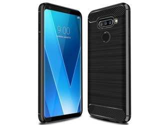 Etui Carbon do LG V40 ThinQ czarny