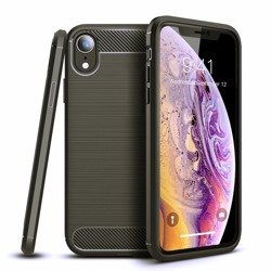 Etui CARBON iPhone Xr czarny