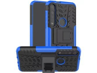 Motorola Moto G8 PLUS Etui Nakładka Panzer - Niebieski
