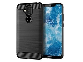 Etui Carbon do Nokia 8.1 / X7 czarny