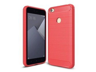 Etui Carbon Xiaomi Redmi Note 5A Prime Czerwony