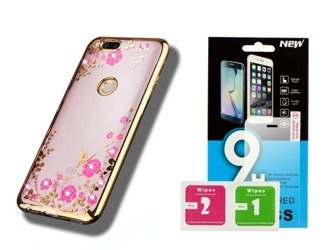 Etui Diamond Huawei P20 Pro + szkło hartowane