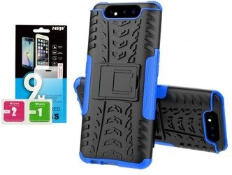 Samsung A80 | Etui Nakładka Panzer z podstawką + szkło hartowane 9H