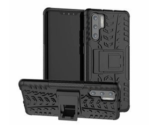 Huawei P30 Pro - Etui Nakładka Panzer  -  Czarny