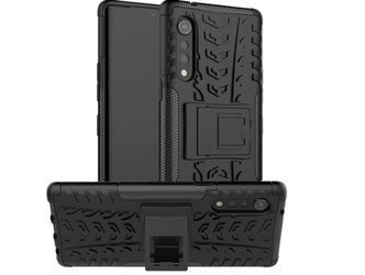 Etui Panzer do LG Velvet - czarny