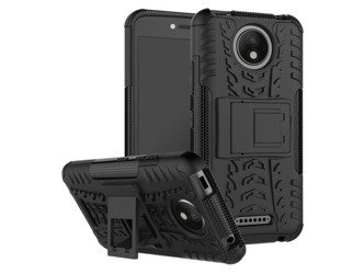 Etui PANZER Motorola Moto C PLUS czarny