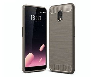 Etui Carbon do Meizu M6 szary