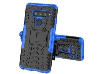 Etui Panzer do LG K41s K51s - NIEBIESKI