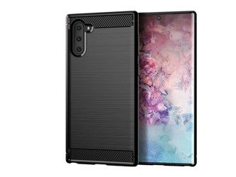 Samsung Note 10 PLUS - Etui Nakładka Carbon - czarny