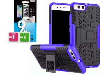 Etui Panzer Xiaomi Mi6 niebieski + szkło hartowane